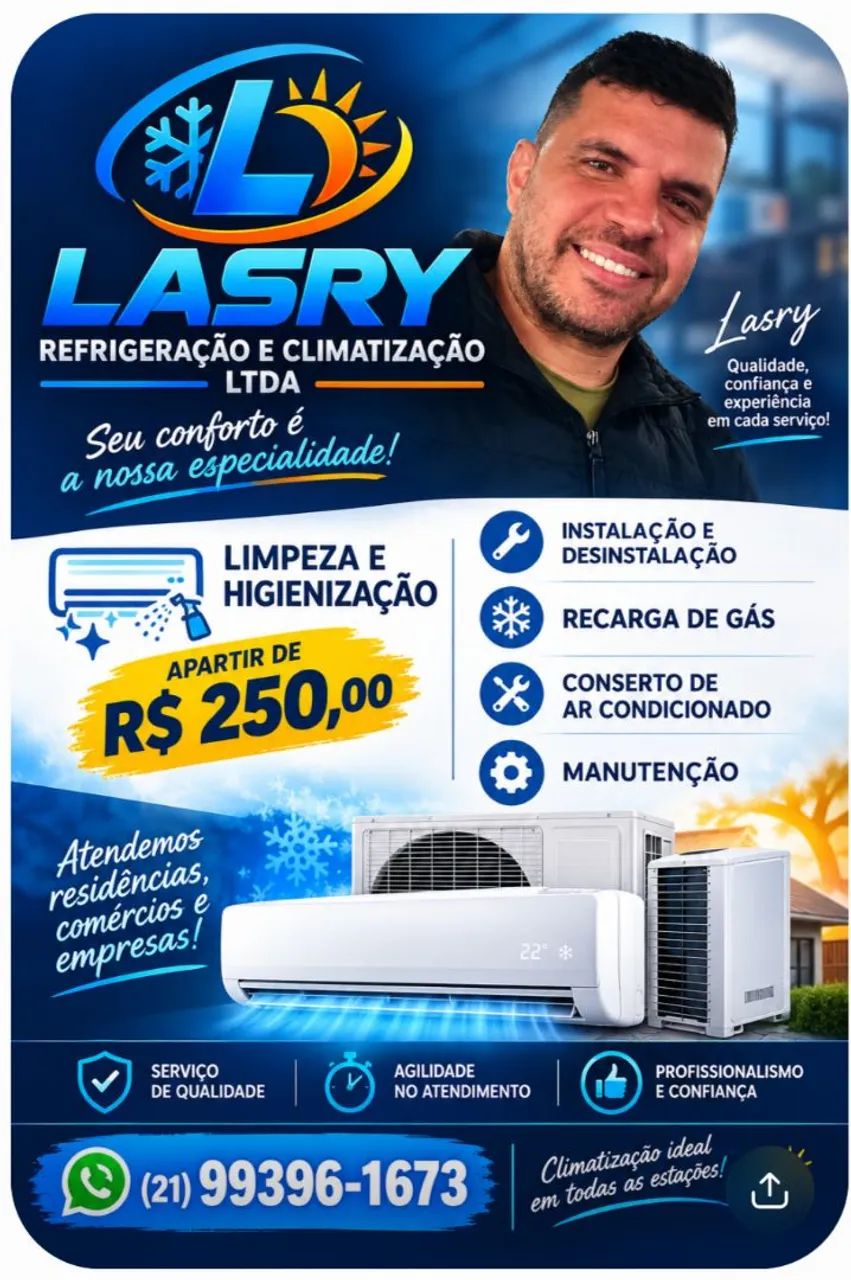 Higienização e instalação de ar condicionado 