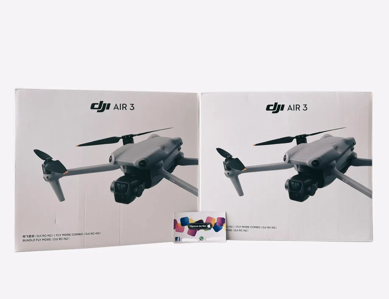 Drone Dji Air 3 Anatel + Combo Fly More (anatel) Branco