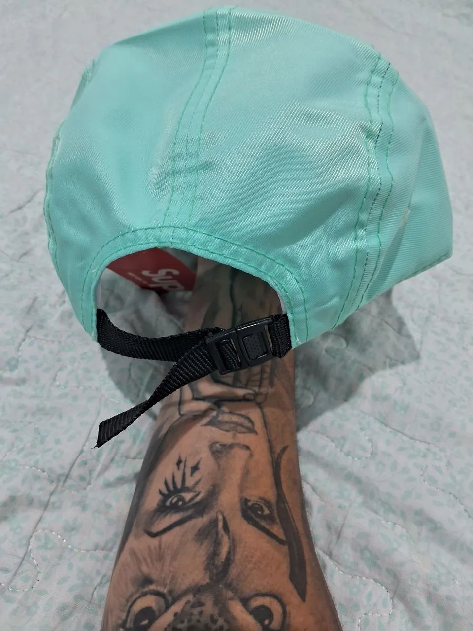 boné supreme aba reta azul bebê. - Foto 3
