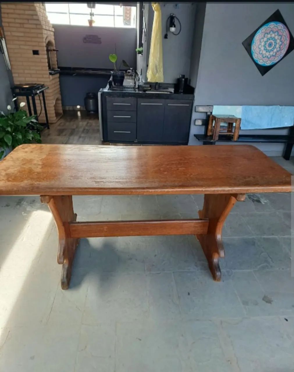 Mesa Madeira Maciça Natural