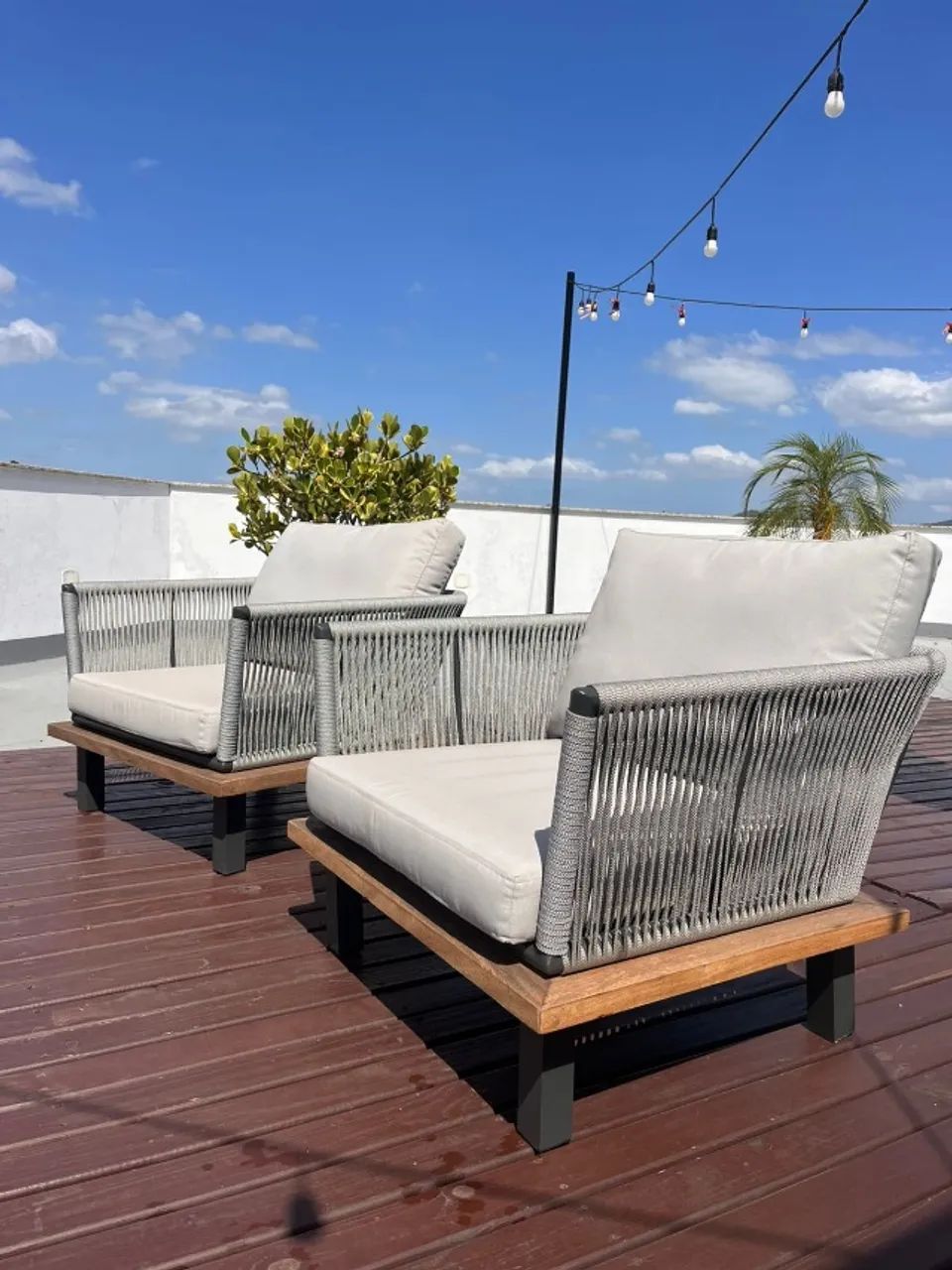 Movel artesanal externo sofa e poltronas  - Foto 5