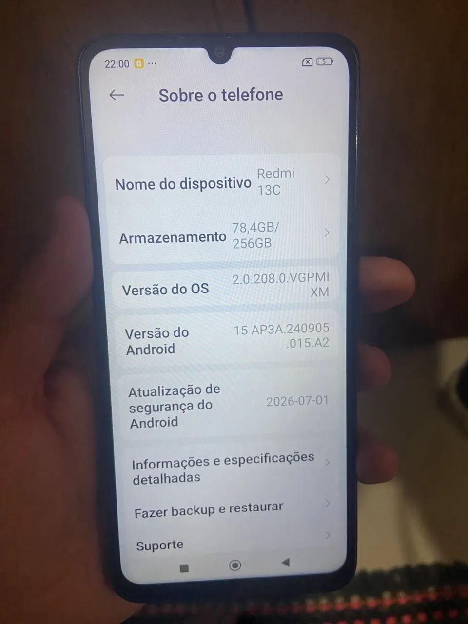 Redmi 13c 256 pego iPhone 11 ou 12 com ou sem defeito  - Foto 3
