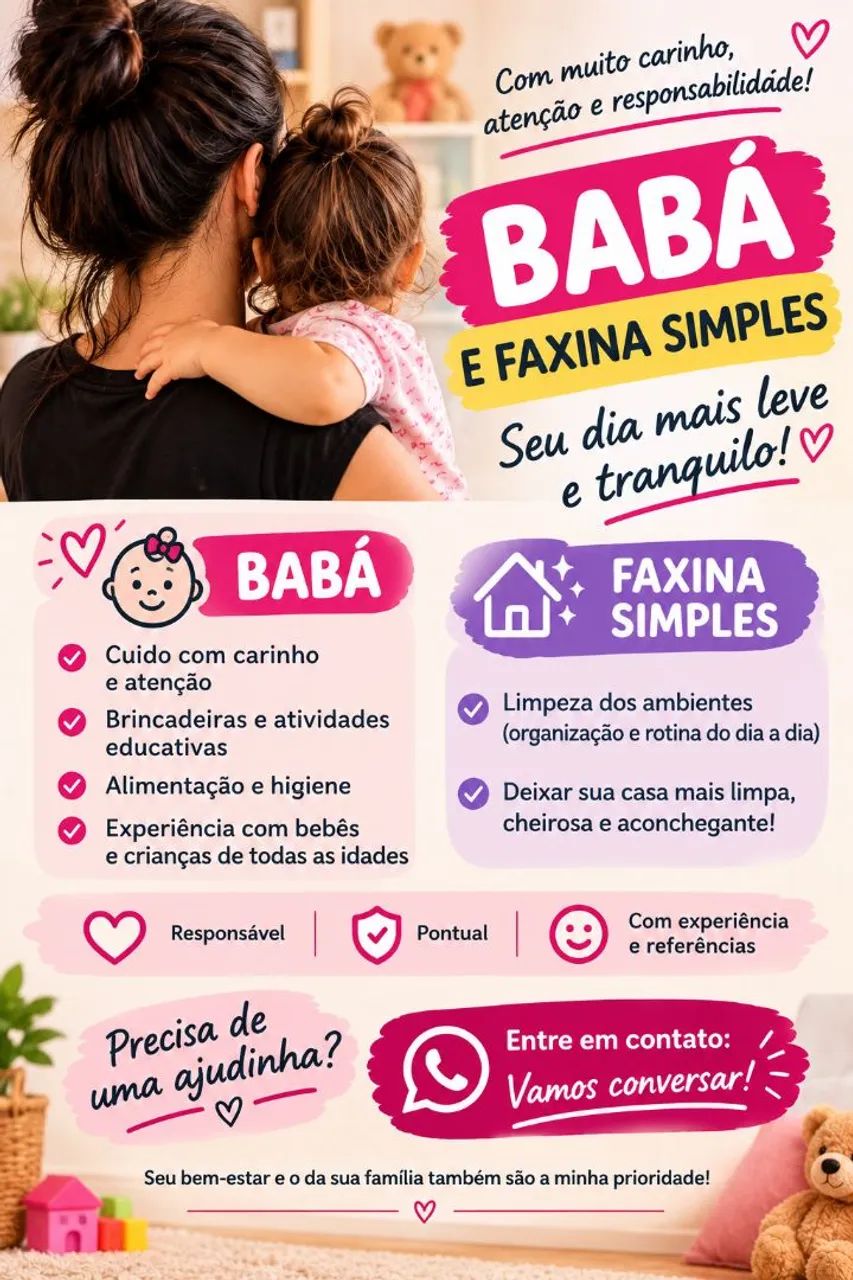 Baba é faxineira