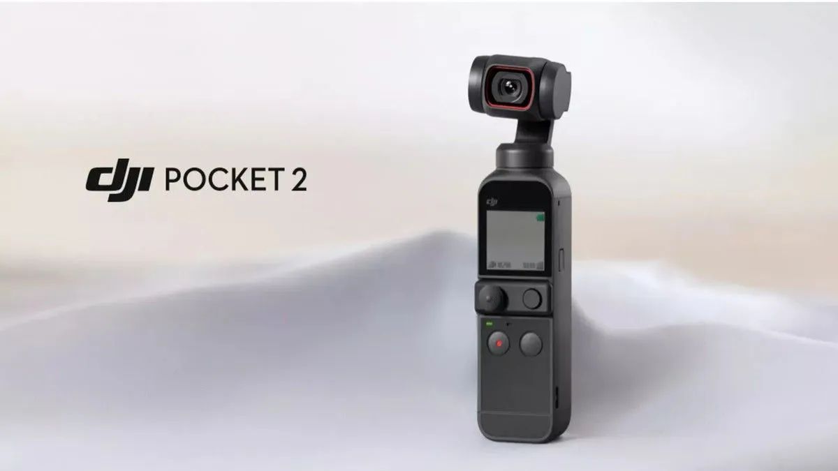 DJI Pocket 2 com Gimbal 3 Eixos - Câmera 4K - Com Caixa