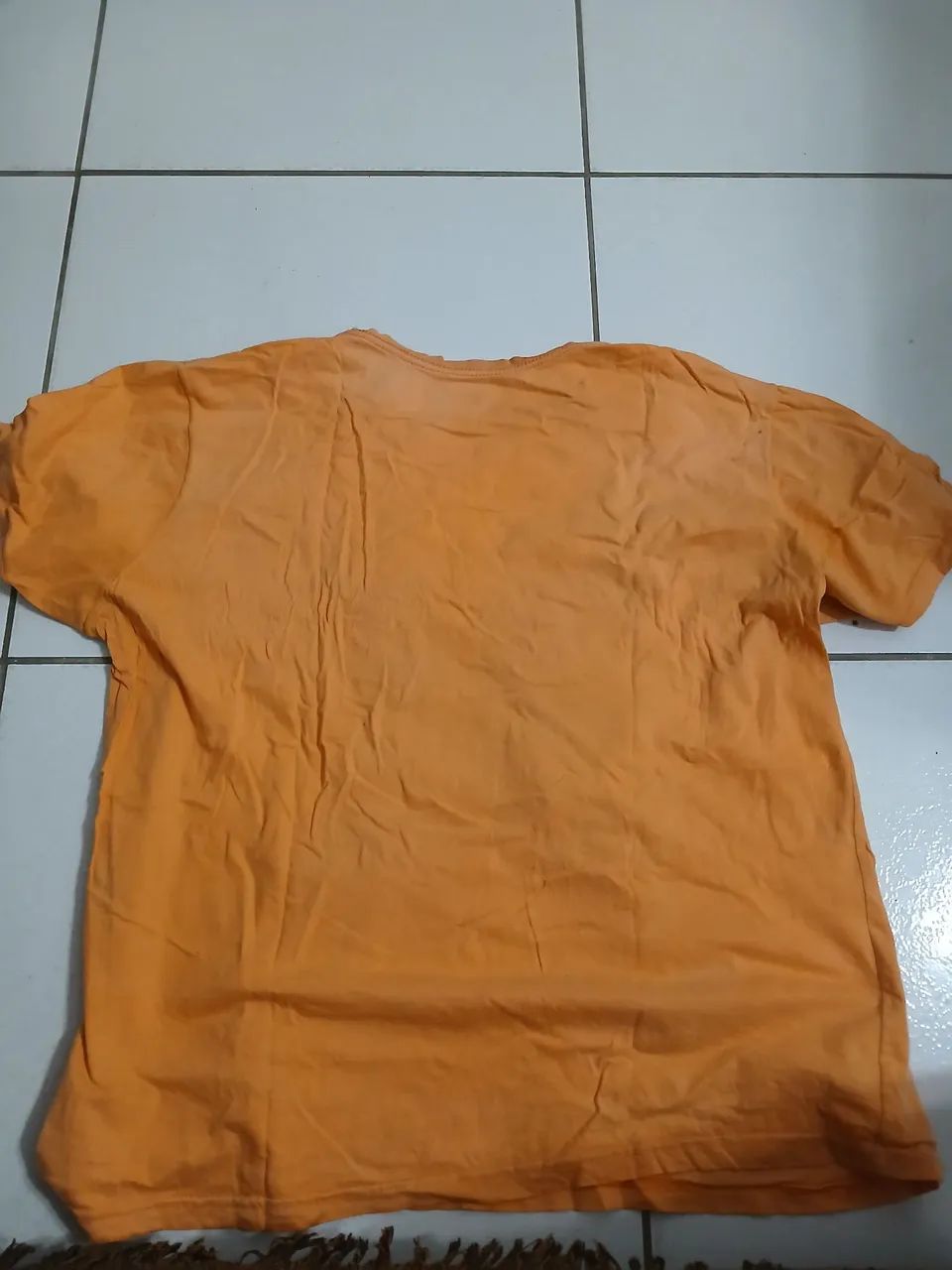 Camisa de algodão laranja - Foto 2