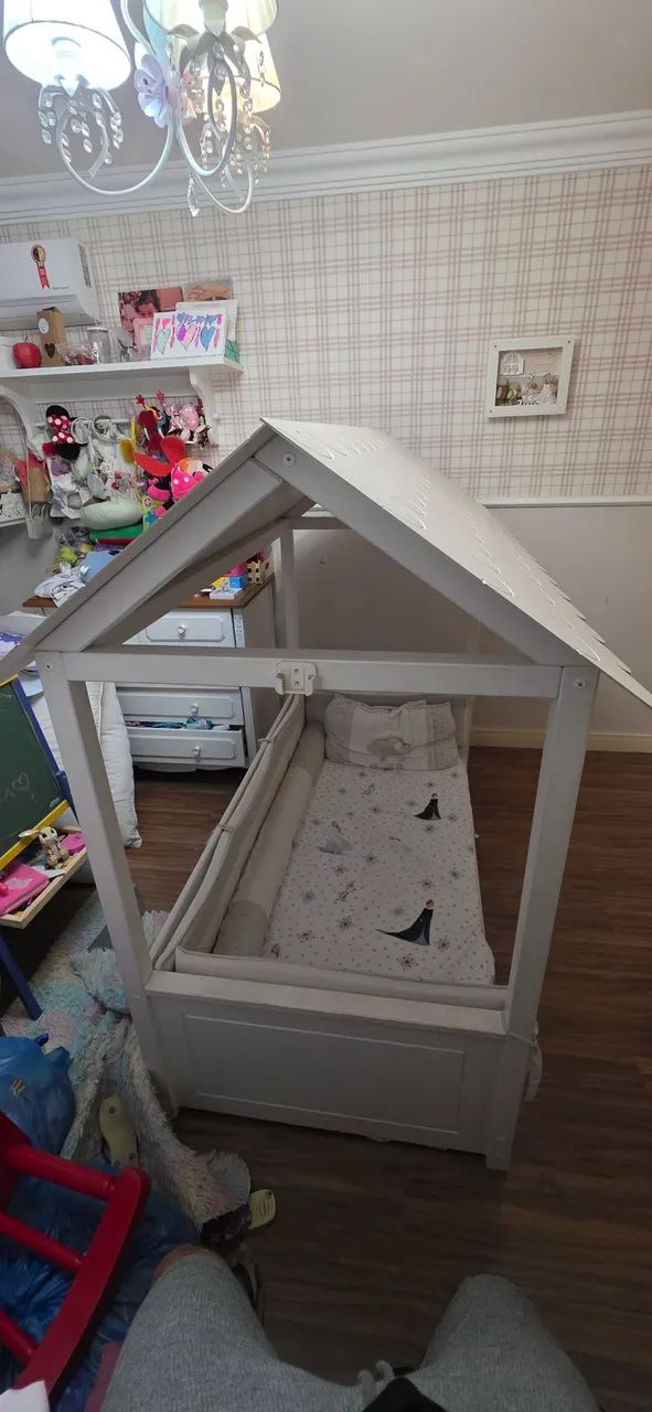 Cama montessoriana com telhado - Foto 3