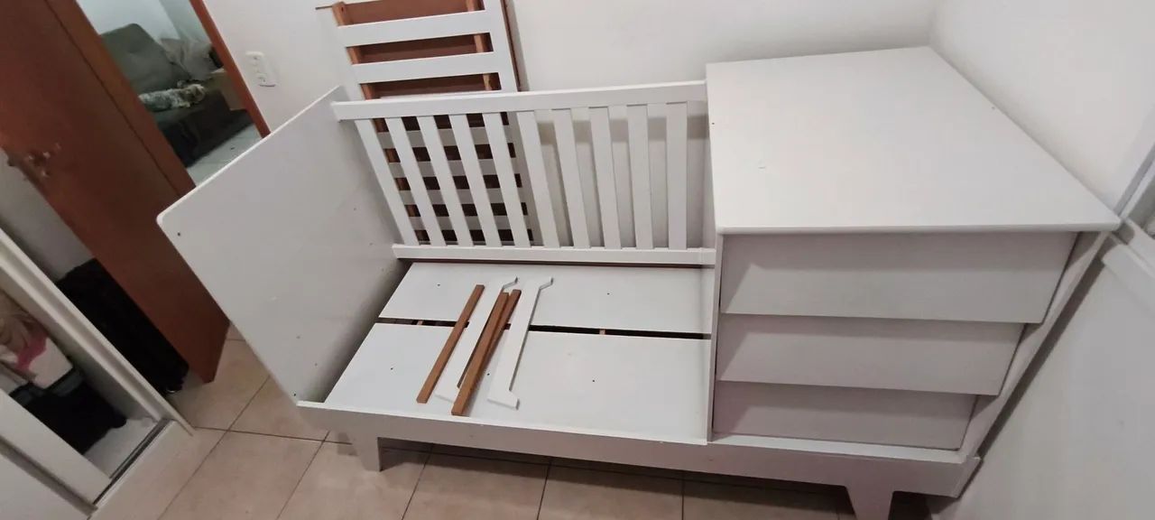 Berço cama branco - Foto 2