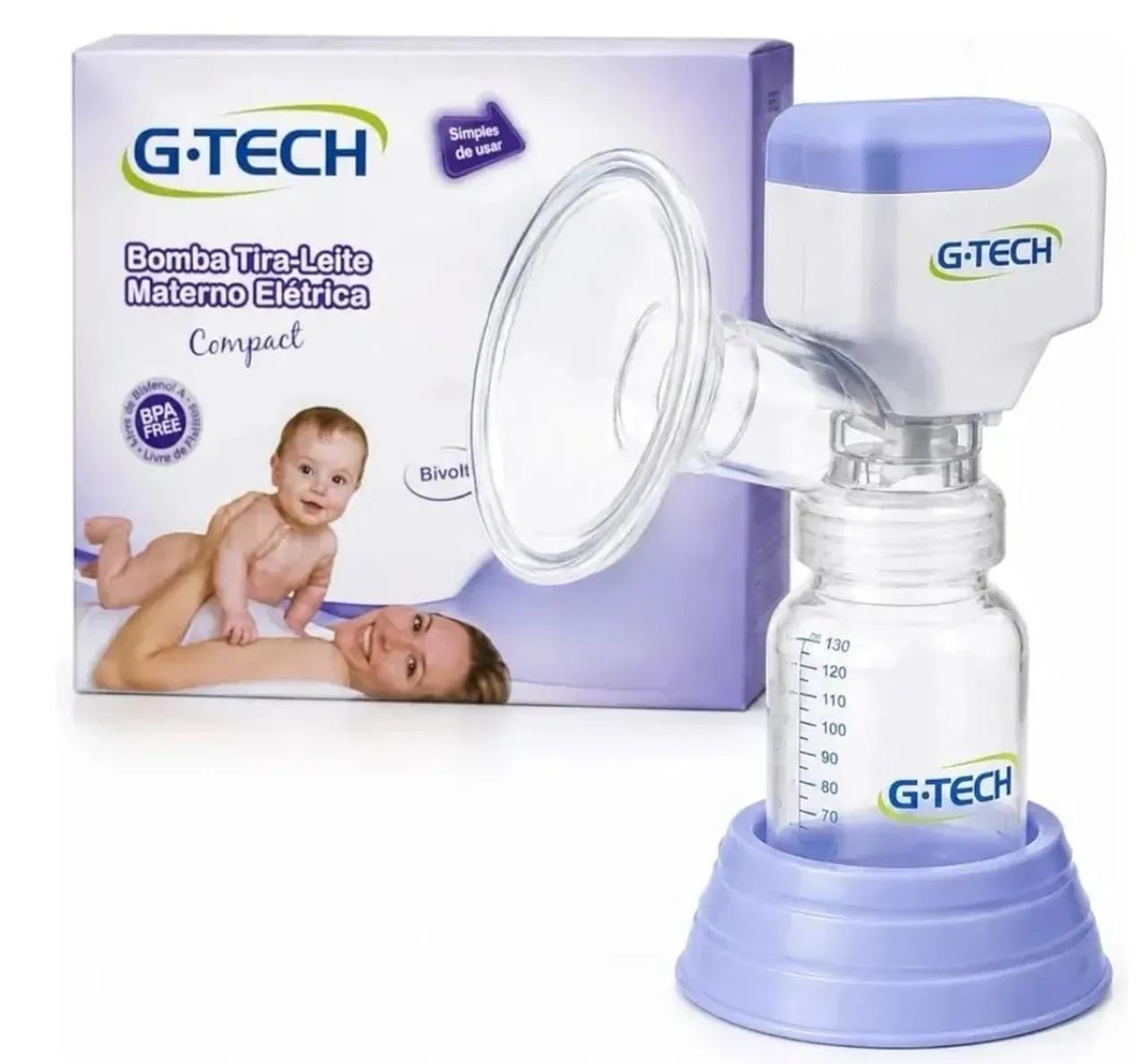 Bombinha Tira leite Elétrica G-Tech - Foto 3