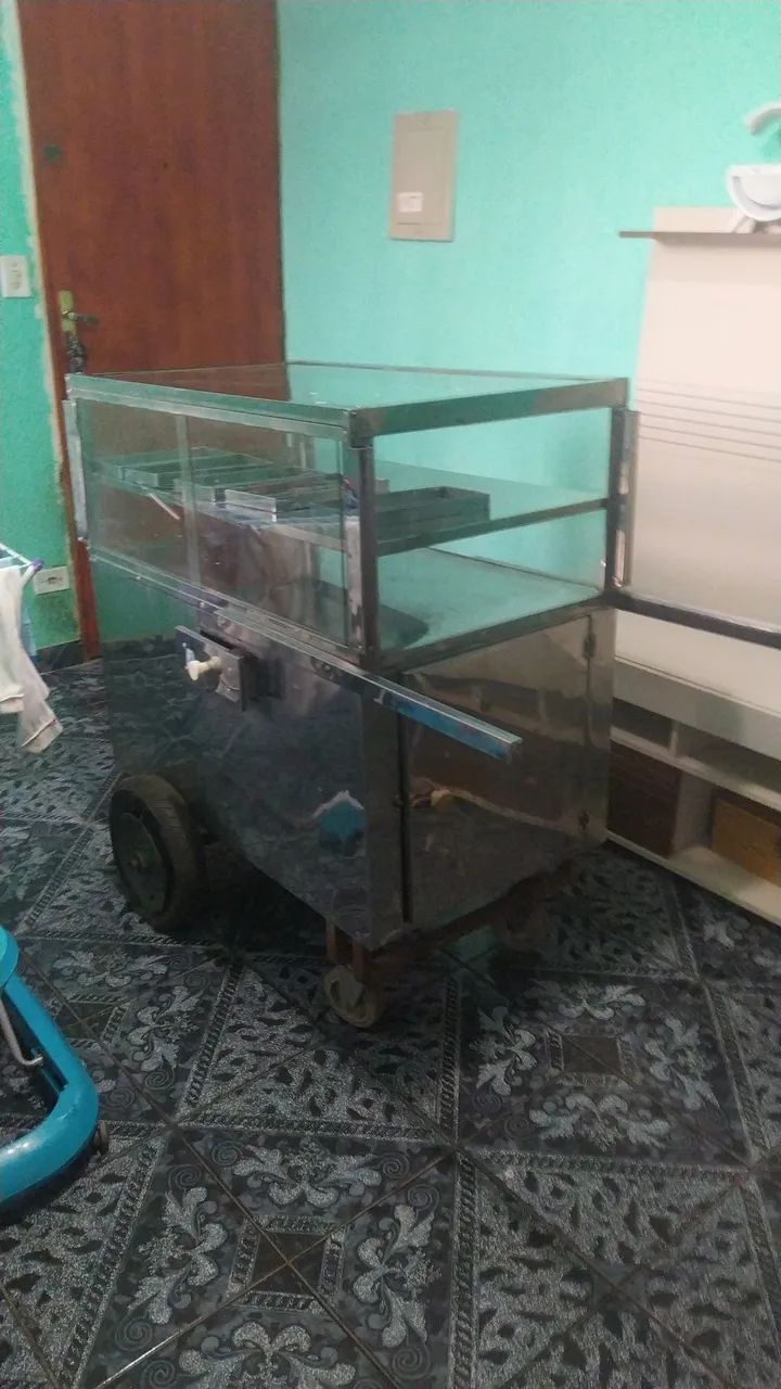 Carrinho inox bom qualidade  - Foto 2