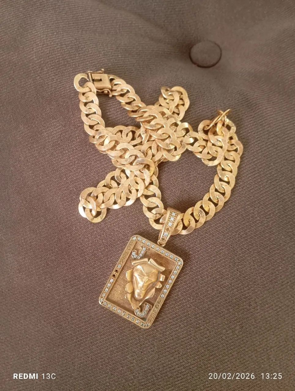 Cordão moeda antiga  - Foto 4