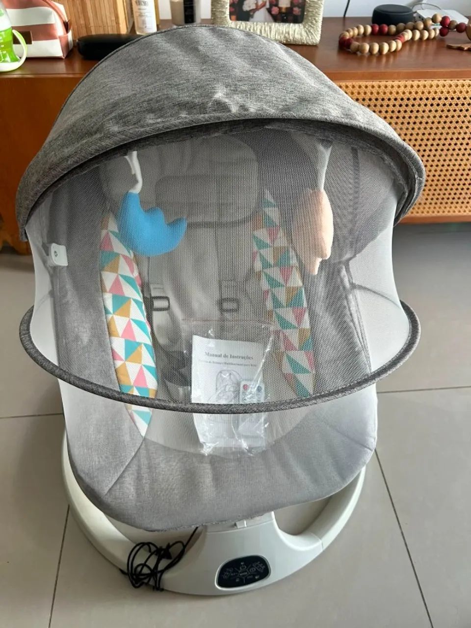 Cadeira de balanço elétrica para bebê - Foto 3