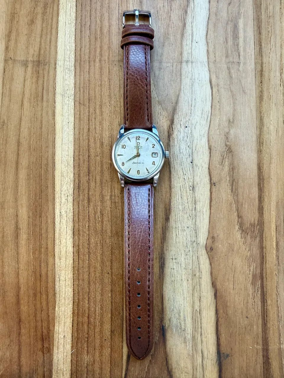 Relógio Omega Seamaster Calendar 34mm - 1956 - Foto 4