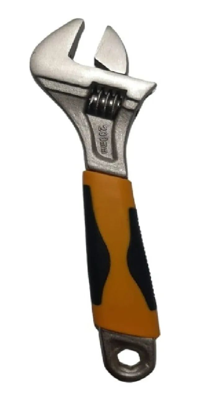 Adjustable Wrench 8" - Rubberized Handle64962677143171120