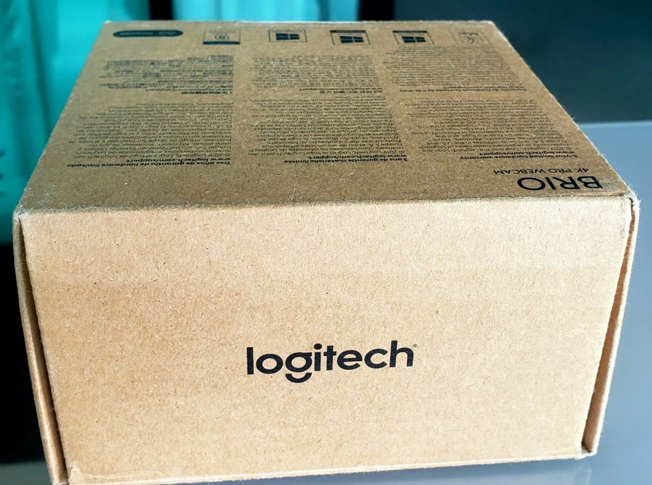 Webcam Ultra HD 4k Pro Brio Logitech com microfone embutido - a melhor! - Foto 4