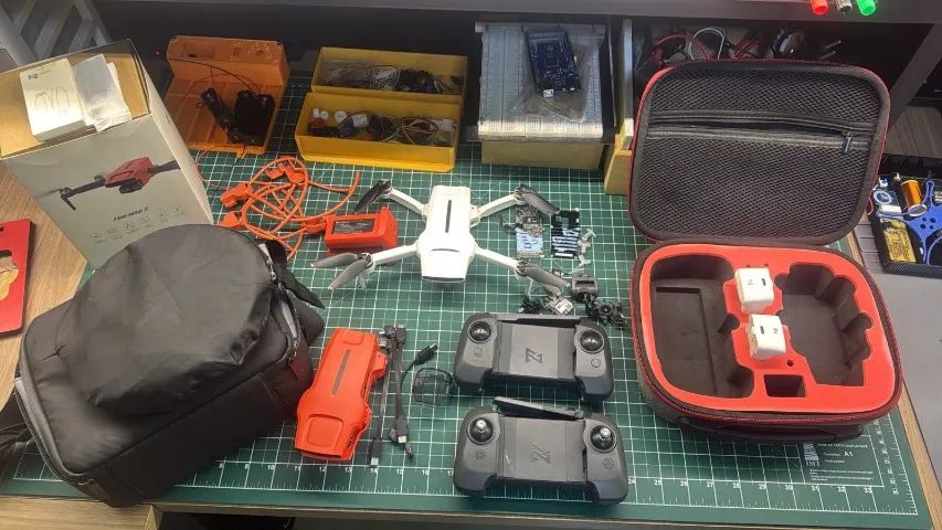 Drone FIMI X8 Mini funcionando + peças e acessórios do FIMI Mini 3 - Foto 5