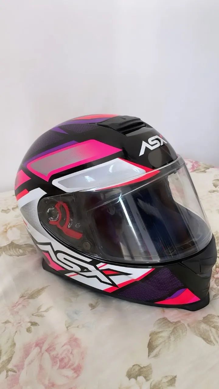 Capacete ASX feminino 53/54 - Foto 4