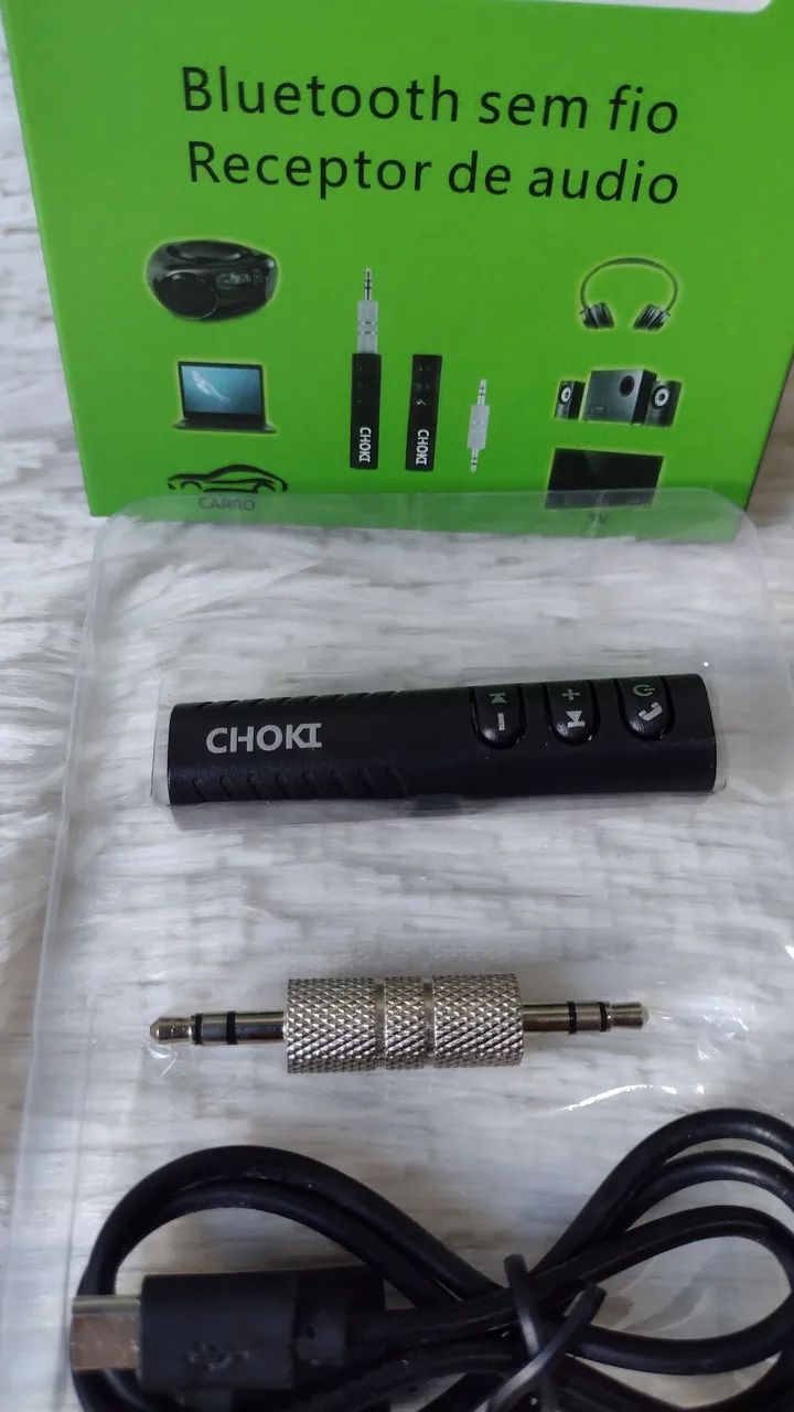 Receptor bluetooth P2 auxiliar para som automotivo e aparelhos domésticos / SUPER OFERTA 