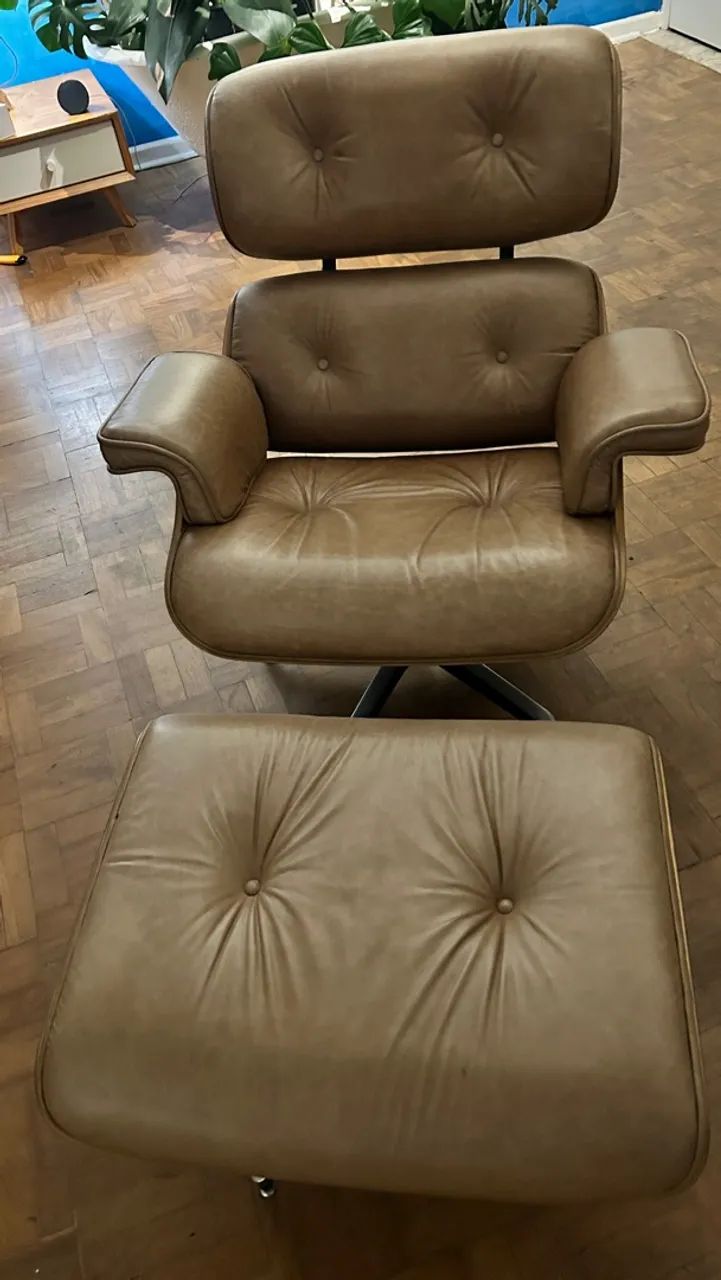 Charles Eames Couro Legitimo - Foto 3
