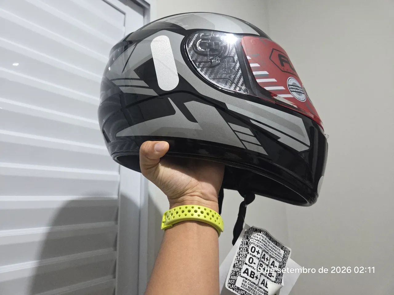 Capacete Fly tamanho 60 - Foto 3