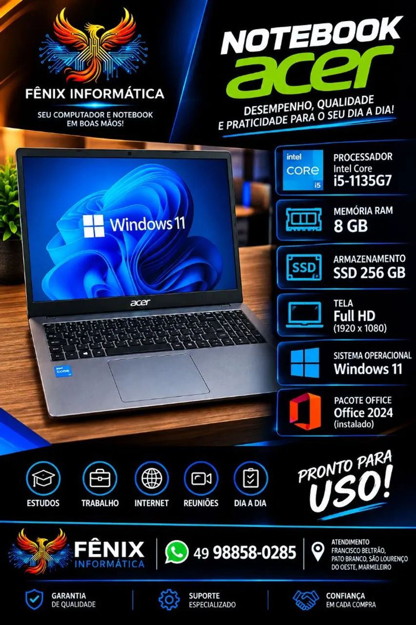 Notebook Acer i5 pra venda !!! - Foto 3