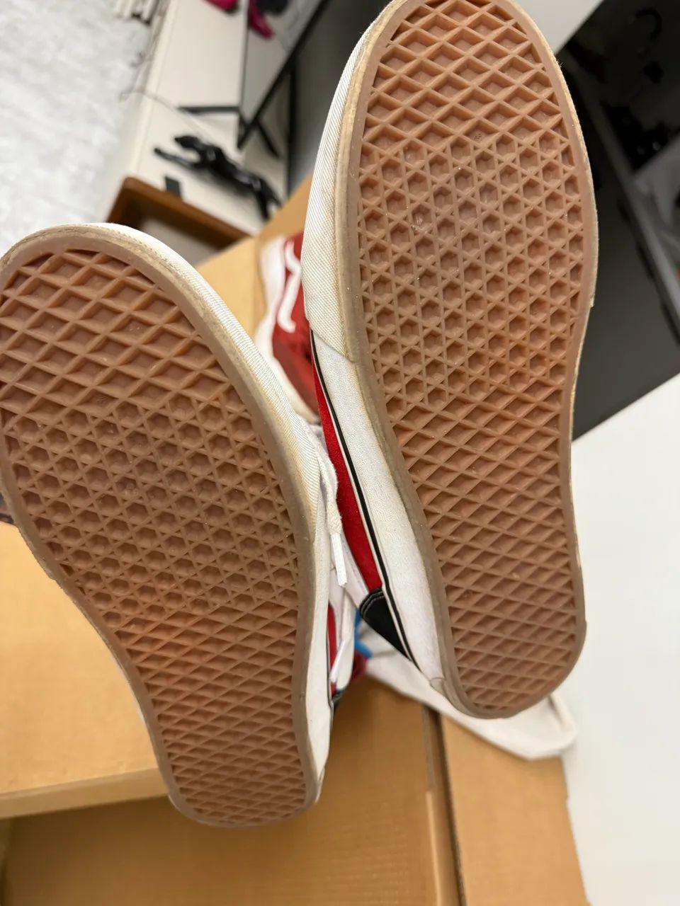 Tenis vans Knu Skull Red - Foto 3