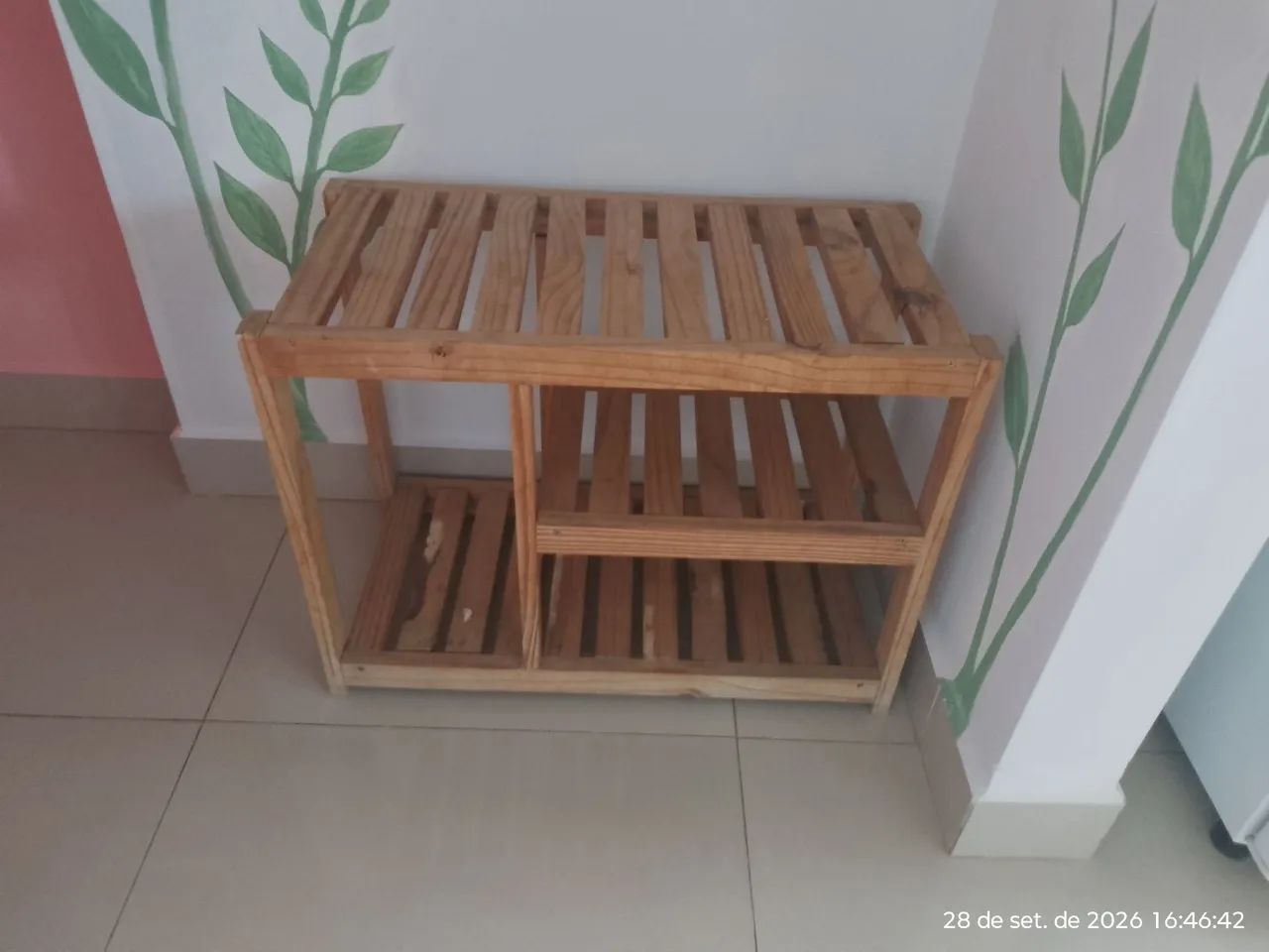 Sapateira Pallet Pinus