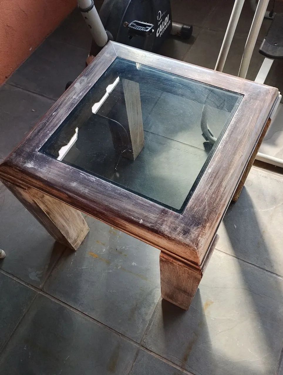 Mesa de centro rústica 