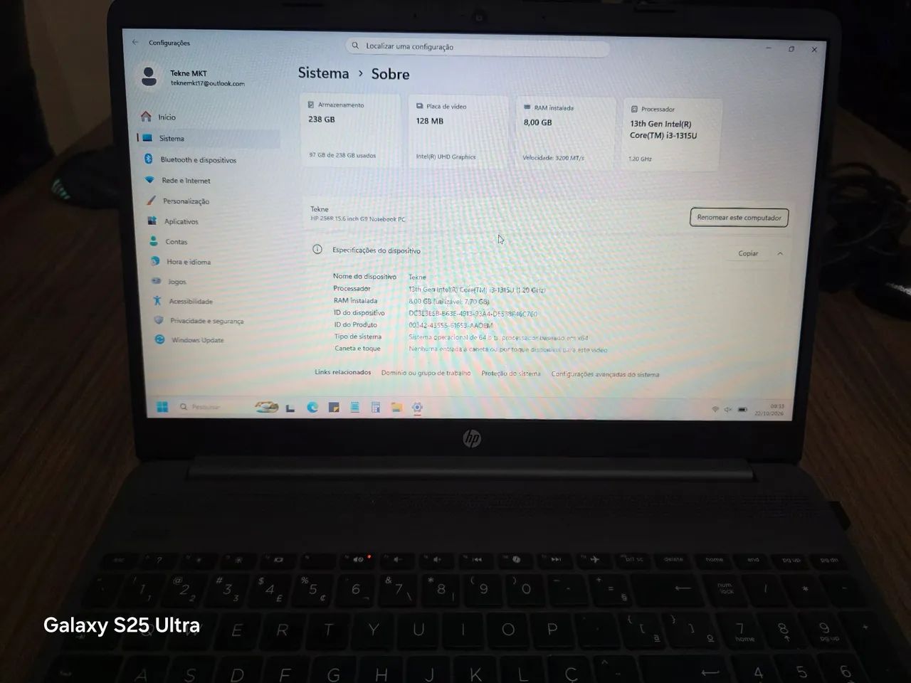 Notebook HP 256r g9 - Foto 4