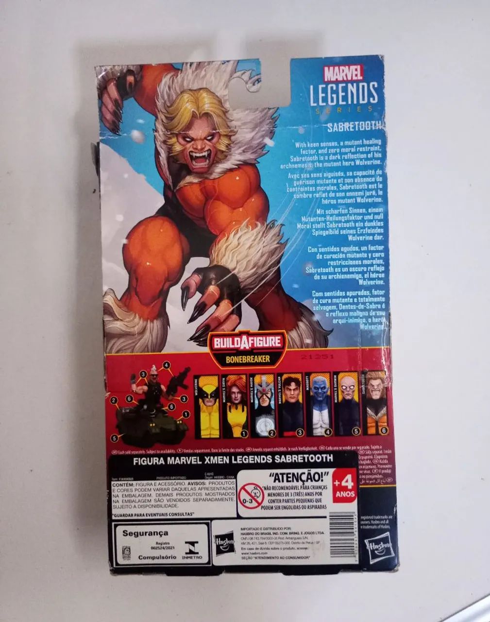 Dentes de Sabre Marvel legends lacrado - Foto 2