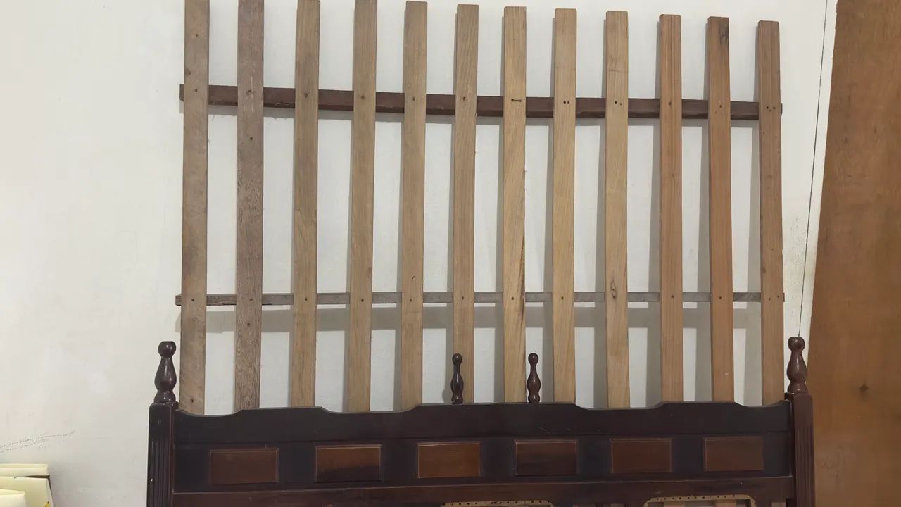 Cama casal madeira maciça  - Foto 3
