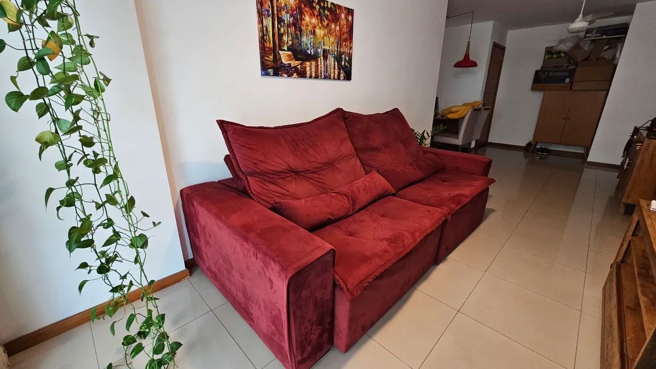 Sofá retrátil 4 lugares desmontável - Foto 3
