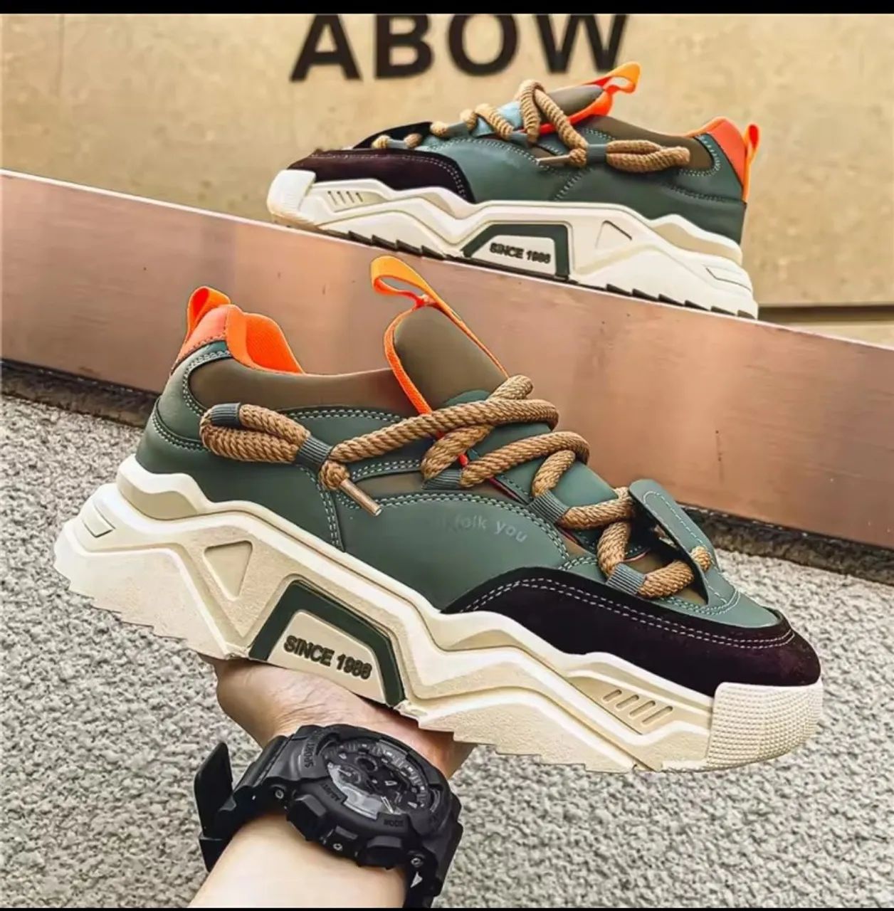 Tênis Chunky 42 Ajek - Foto 2