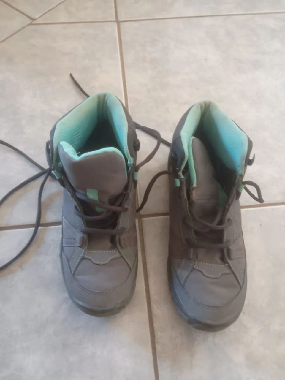 Bota trekking NH100 cinza 36