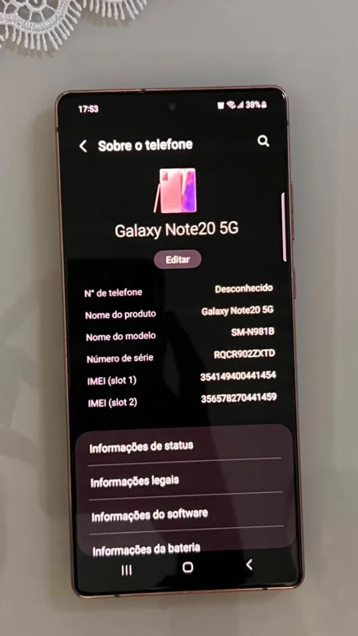Galaxy Note 20 5g 