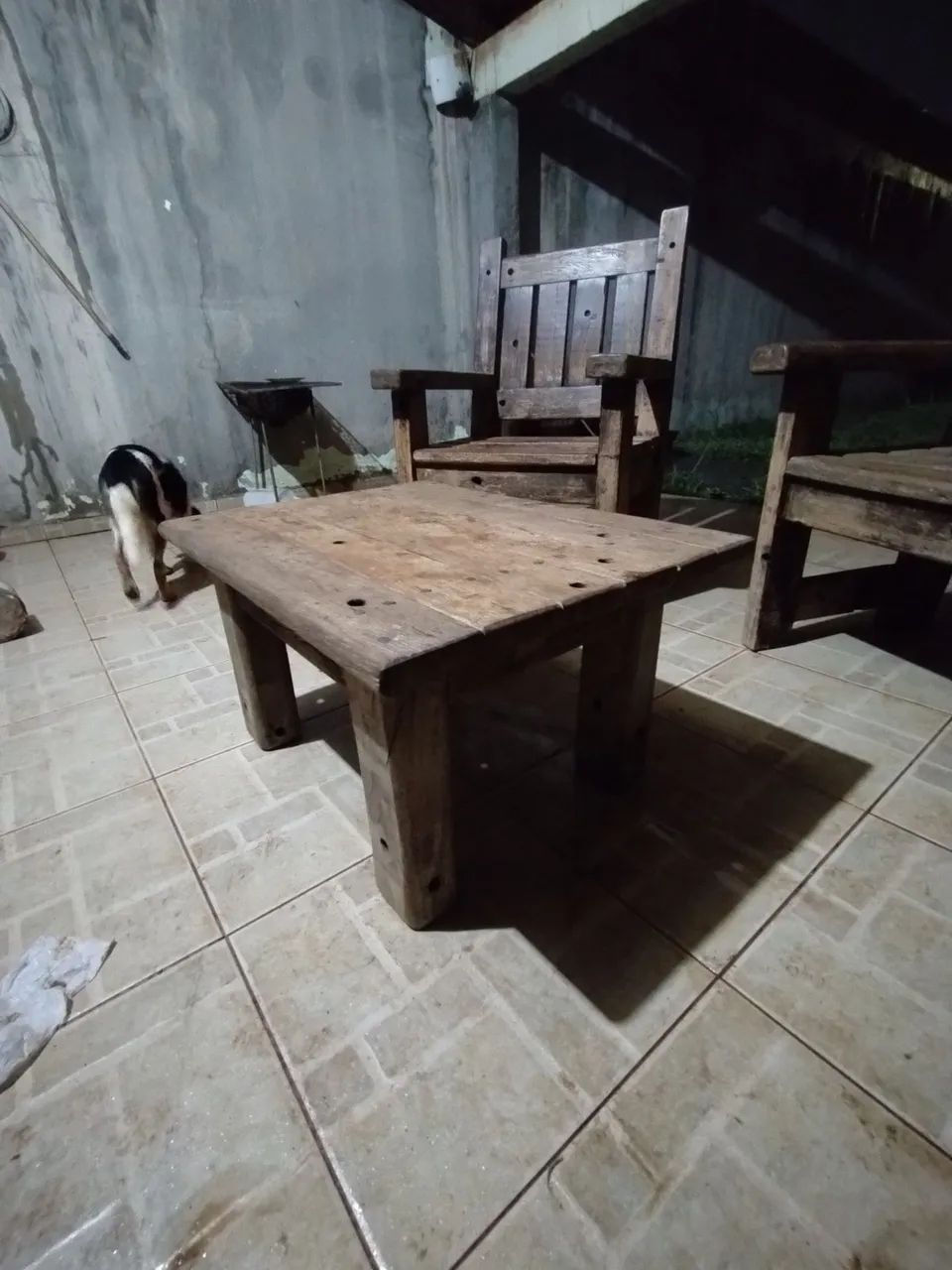 Mesa de centro em madeira rústica  - Foto 2