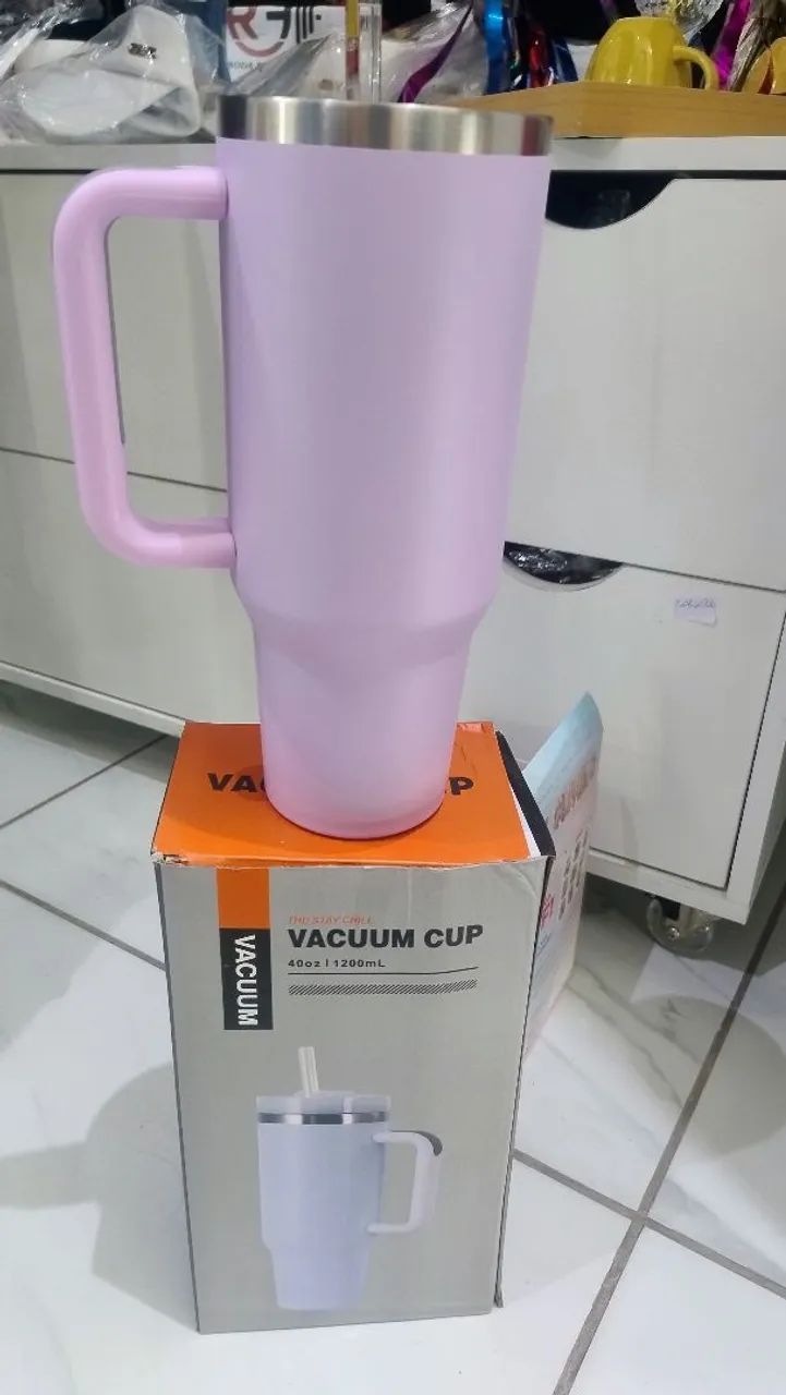 Copo térmico com alça e canudo  - Foto 2