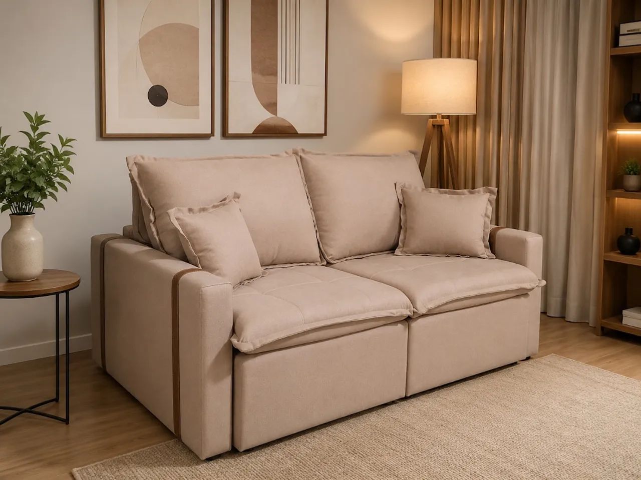 Sofá Cama Retrátil 1,80m Milano t43