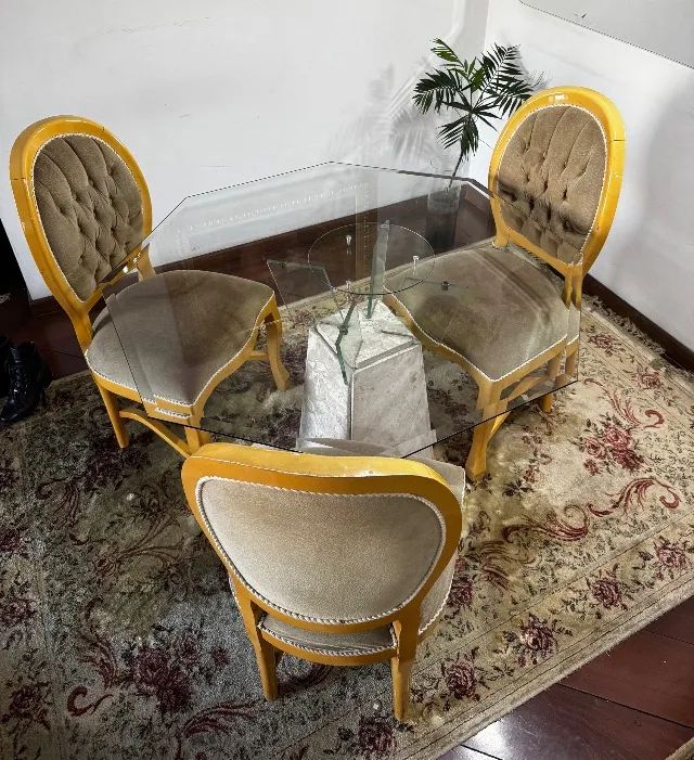 Mesa de jantar de vidro - Foto 4