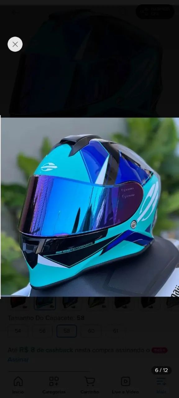 Capacete mormaii 58
