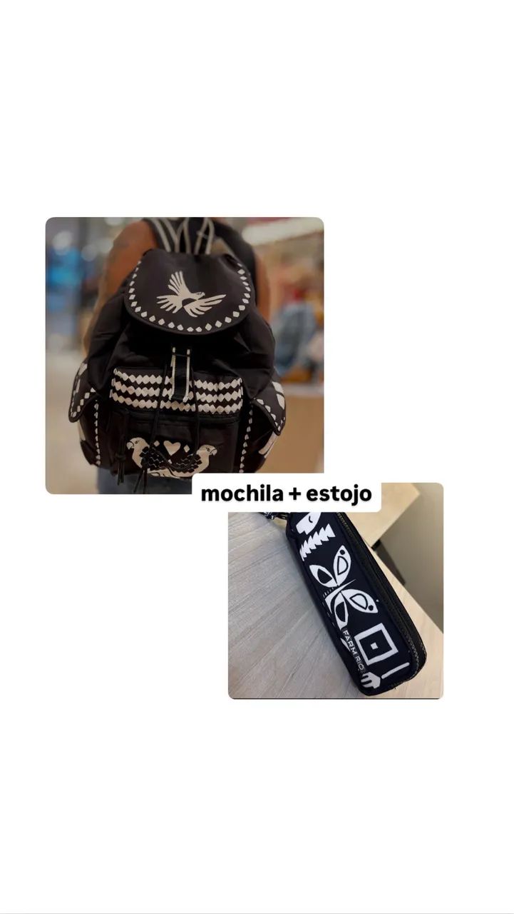 Kit Mochila e estojo farm
