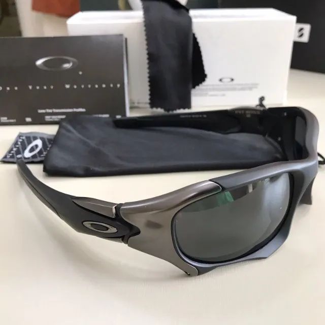 óculos de sol oakley pit boss titanio - Foto 2