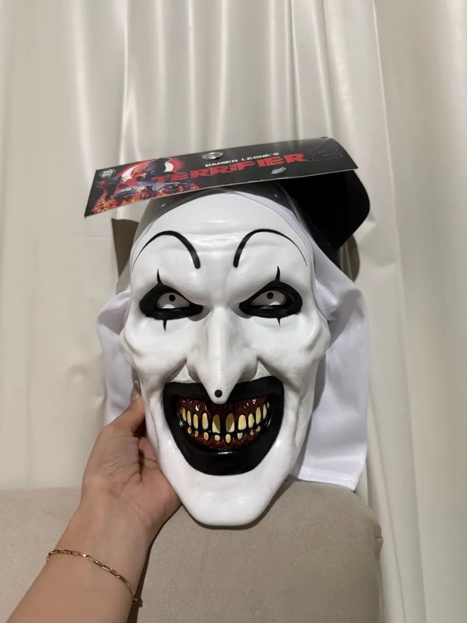 Máscara Art Terrifier - Ofical Trick Or Treat Studios