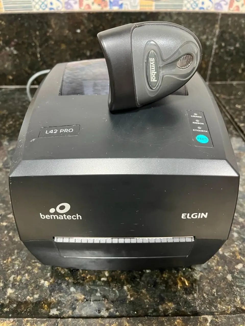 Impressora Elgin L42 Pro + Leitor de Código de Barras - Kit Completo