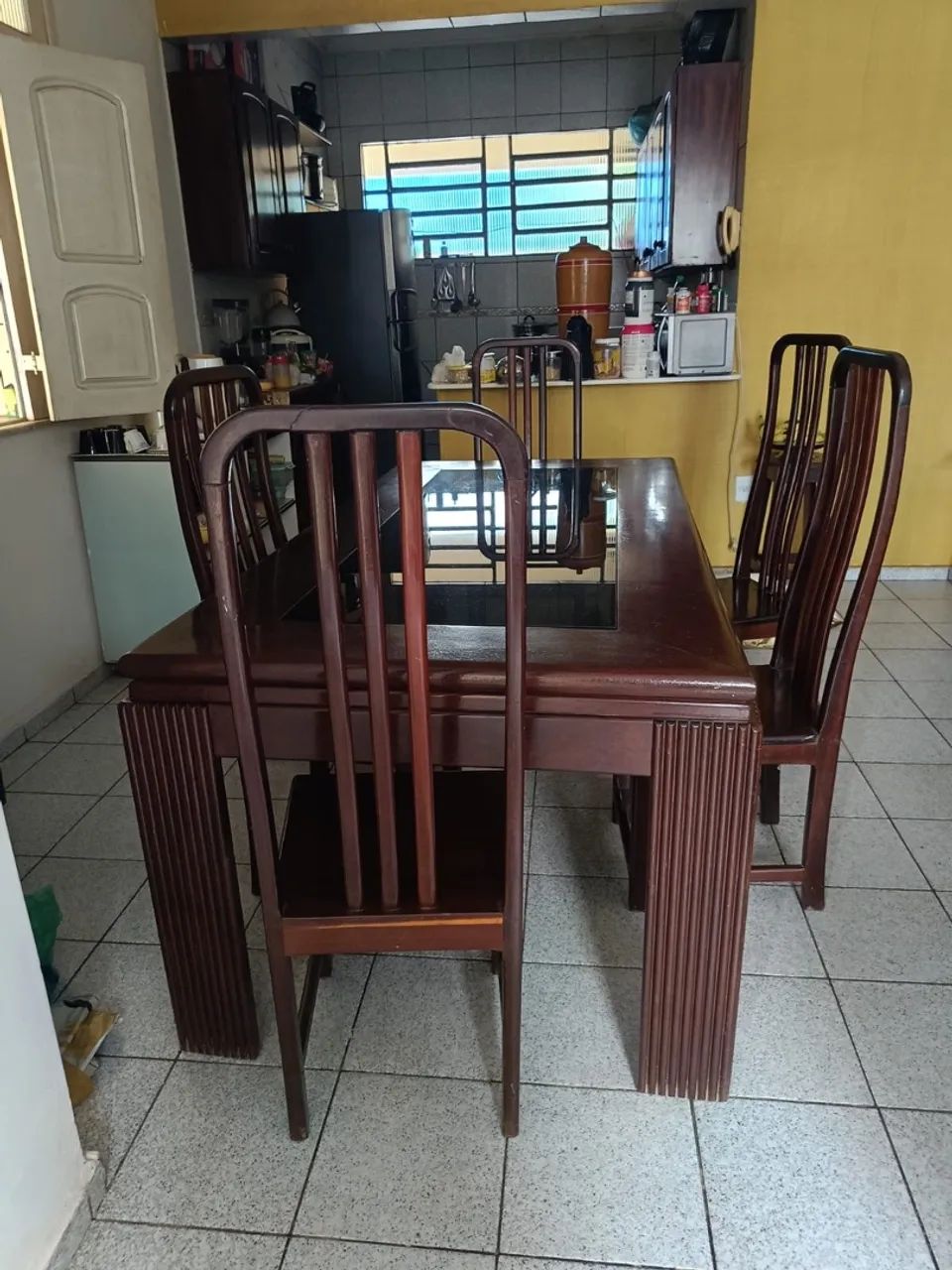 Conjunto mesa de jantar com balcão e espelho  - Foto 3