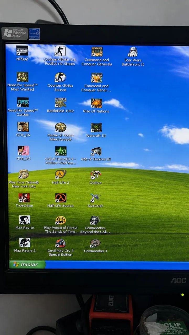 PC Gamer Retro Windows XP | Pentium E5800 + GeForce 9500 GT + SSD 240GB + Jogos - Foto 3