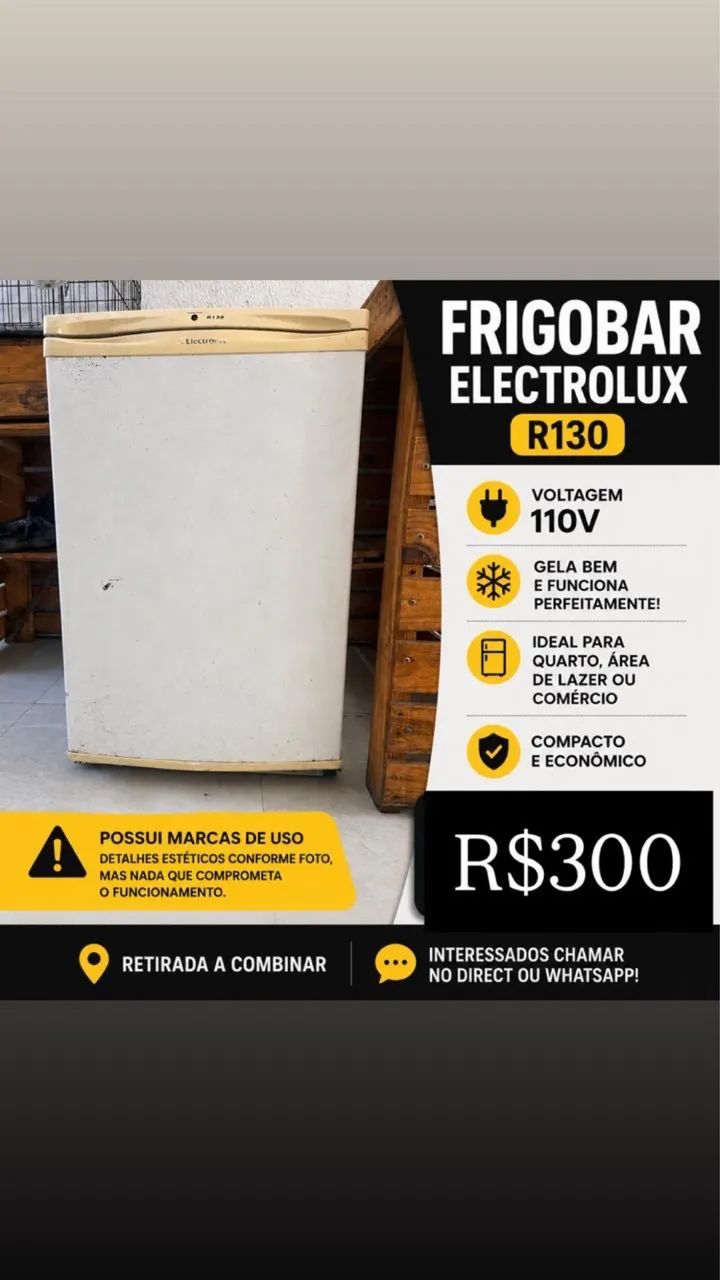 Frigobar Electrolux 