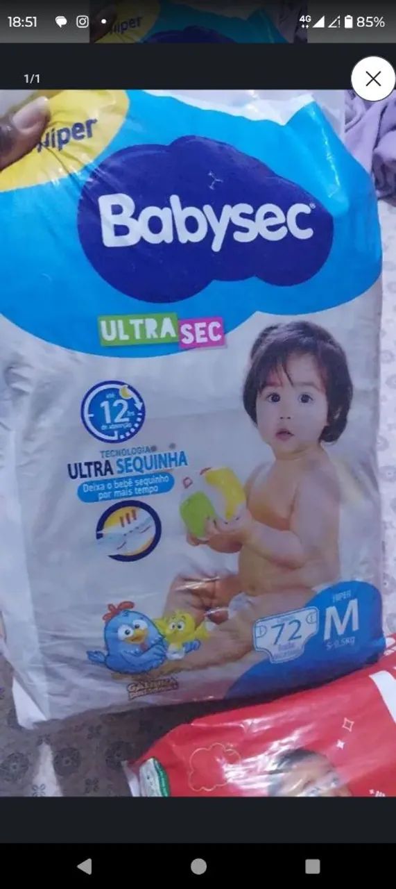 Fralda de bebê 