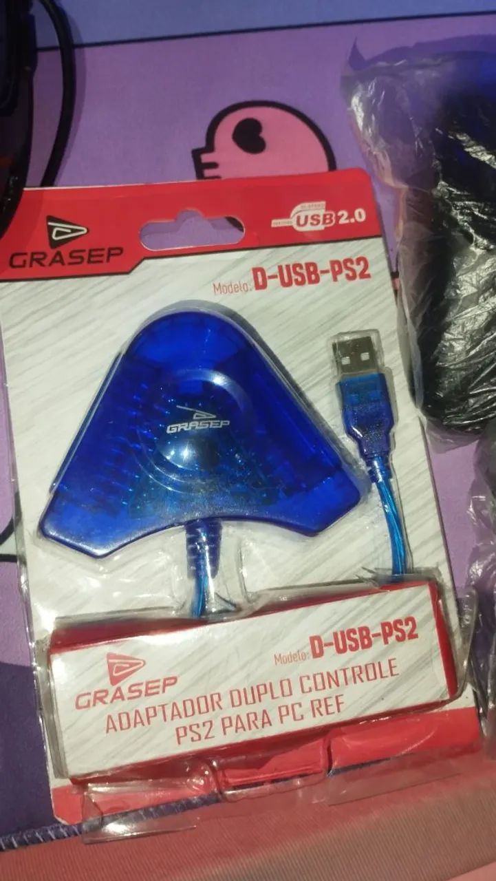 KIT PS2 (KIT PS2 (ADAPTADOR PARA PC+ 2 CONTROLES PS2) - Foto 4