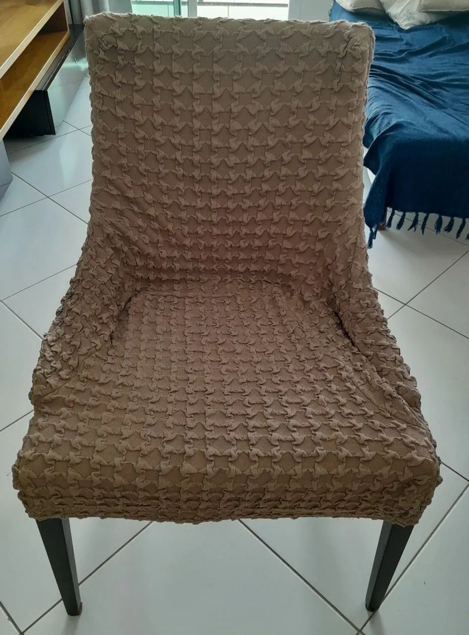 Cadeiras de linho. R$ 180,00 cada.  - Foto 4