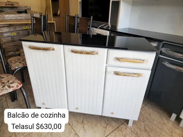 BALCÃO DE COZINHA AÇO NOVO